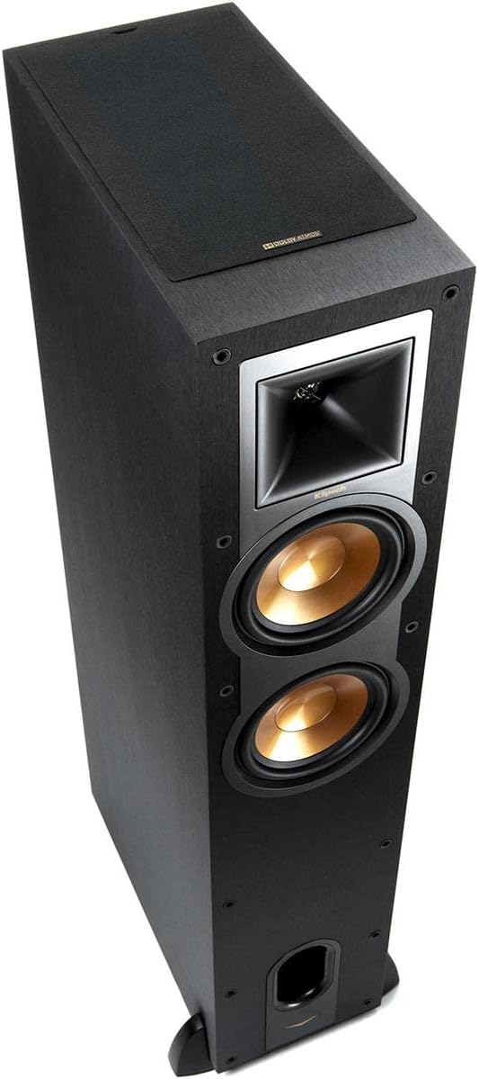 Black Floorstanding Speakers, Pair O5409