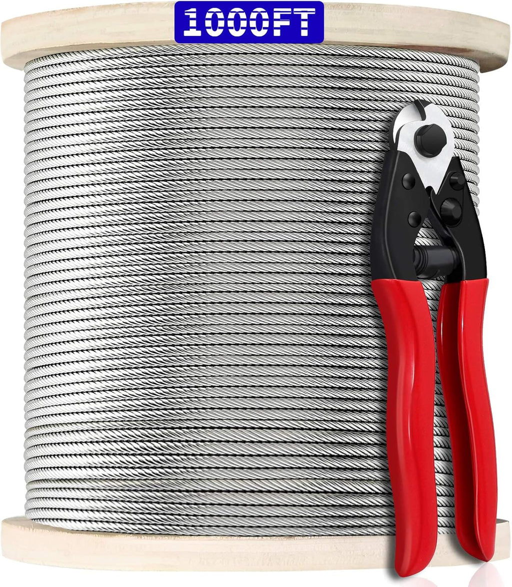 1/8 T316 Stainless Steel Cable 7 x 7 Strands A13378