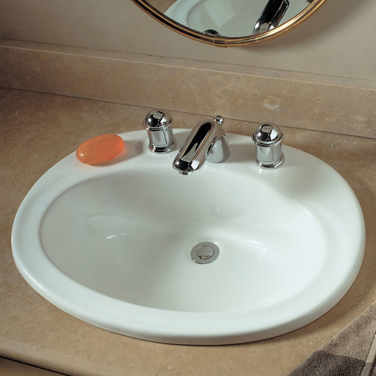 White Countertop Sink I9383