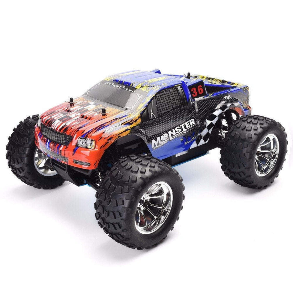 Nitro Gas Power 4wd Remote Control Monster Truck P19473