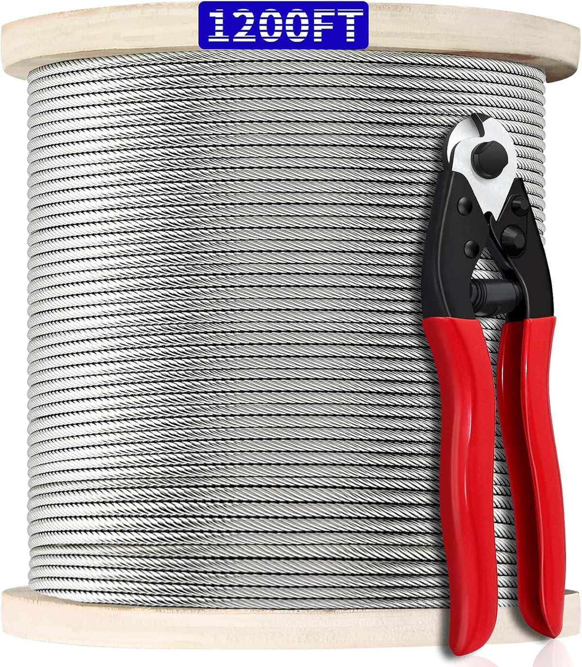 1/8 T316 Stainless Steel Cable 7 x 7 Strands A13378