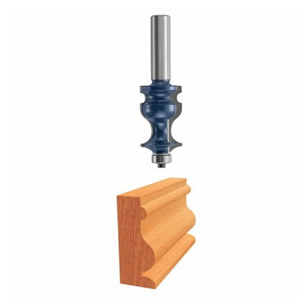 Carbide Tipped Ogee and Bead Bit with Fillet U33450