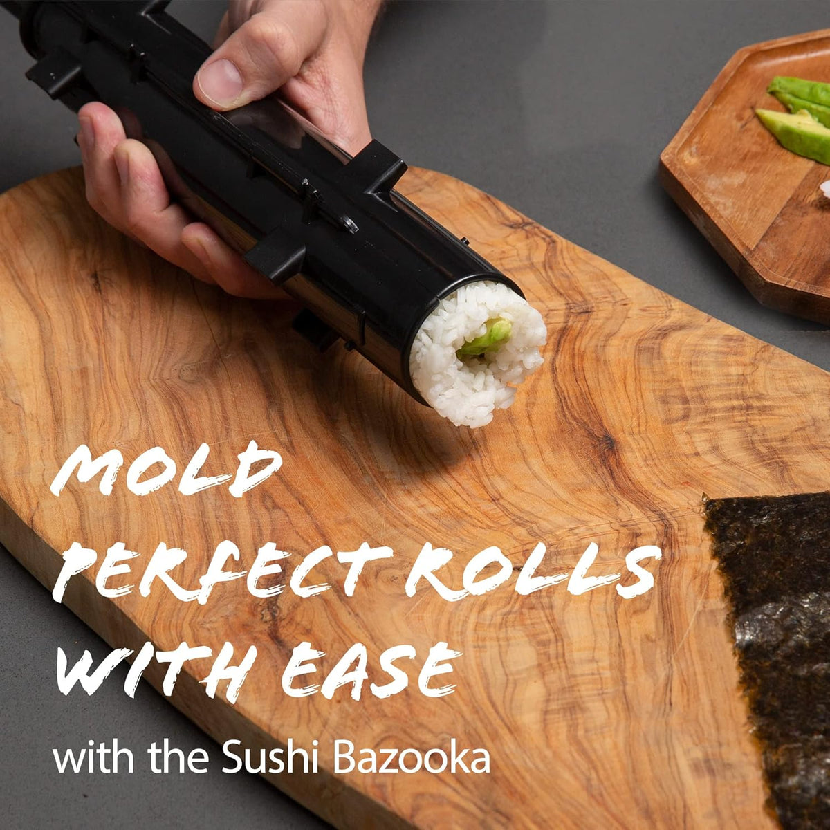 3 Pack Sushi Roller Mold Makes 8" Rolls Food Grade Plastic O2212