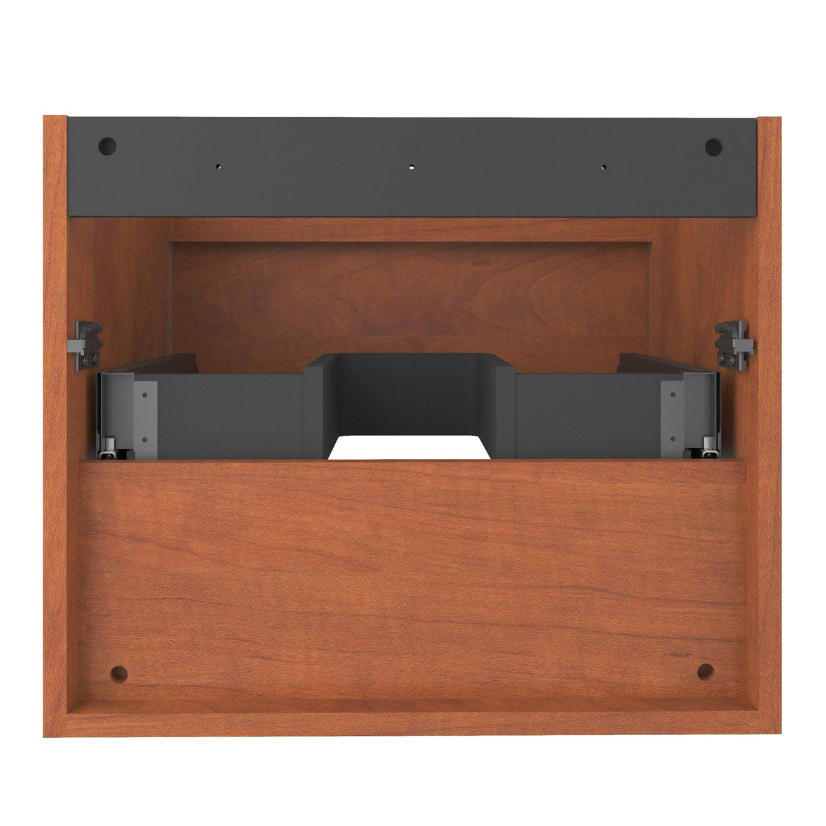 24x22 Autumn Oak Wood Bathroom Vanity Cabinet with Ceramic Top Sink M18810