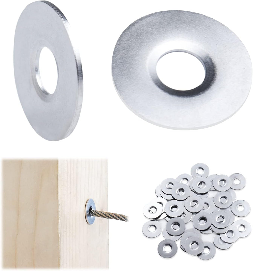 40Pack Cable Railing Protector Sleeve Grommet T316 Stainless Steel B8032