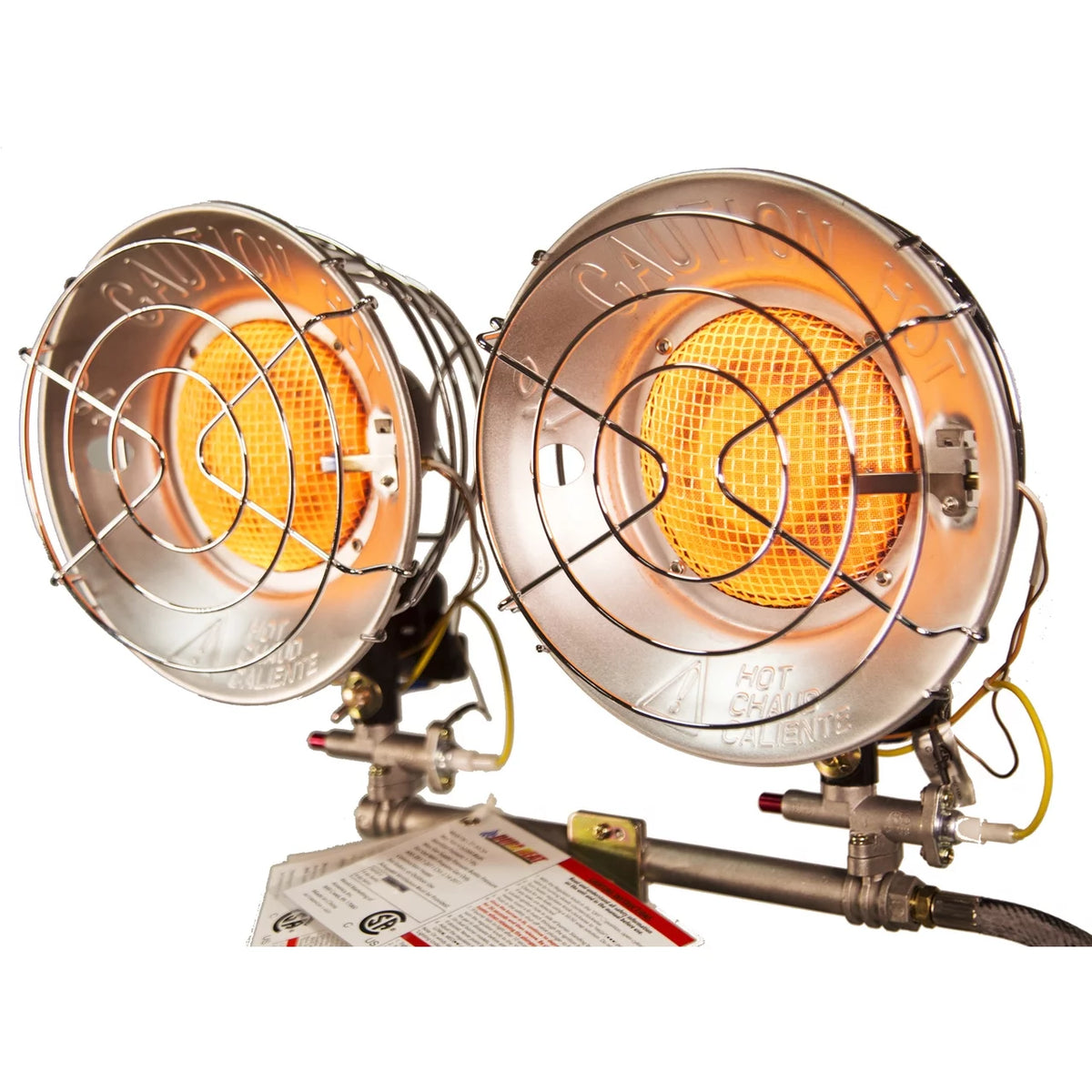 Double Burner Outdoor Propane Tank Top Radiant Heater B678