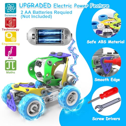 10 in 1 STEM Building Toys for Kids Ages 4-8 V433