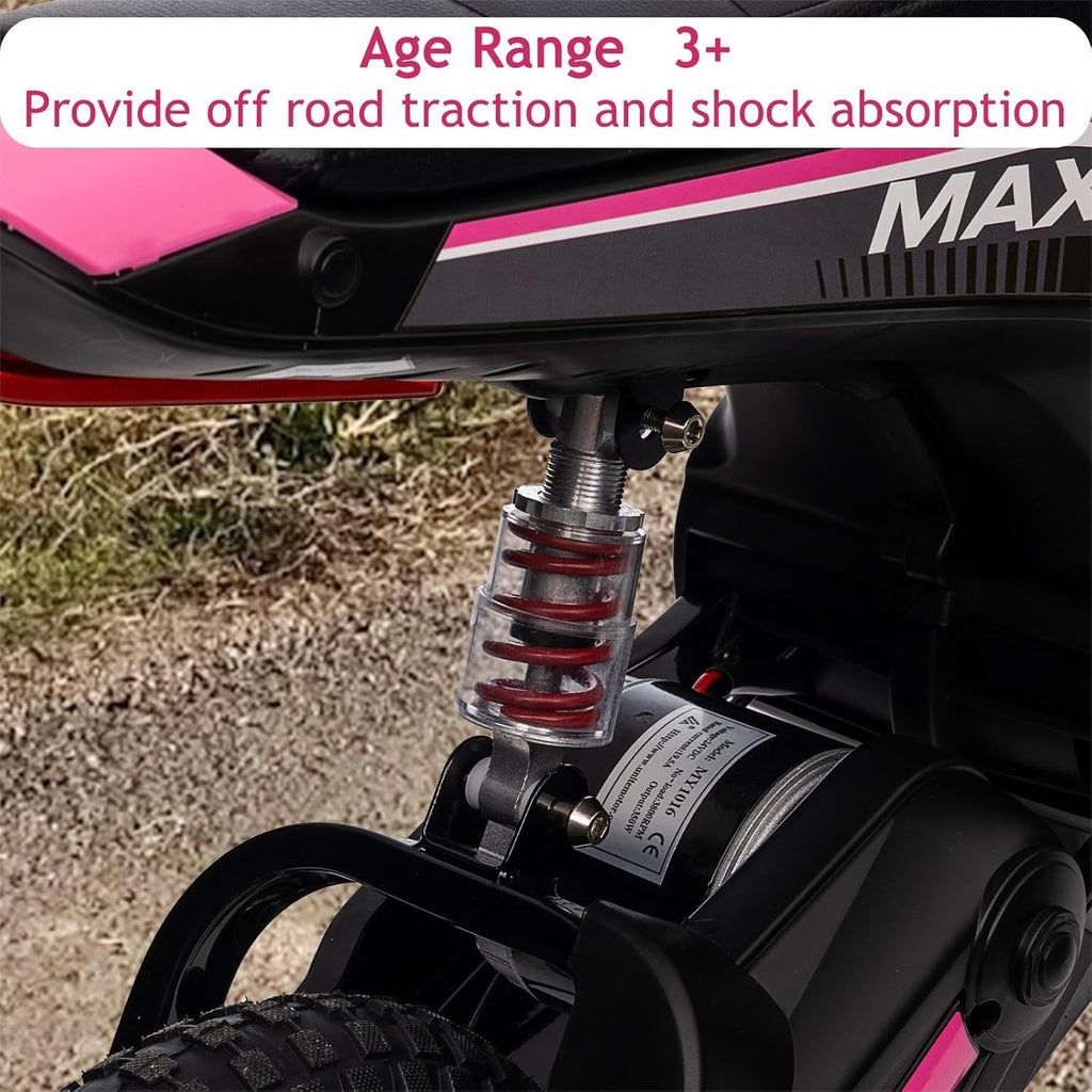 24V Electric Dirt Bike, Pink E584