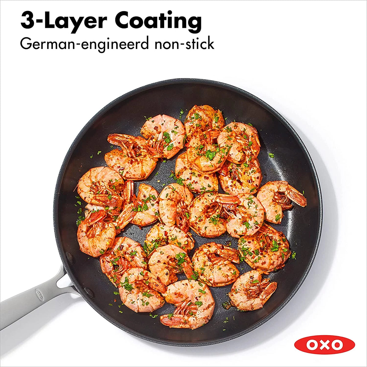 10 Piece Nonstick Cookware Set with Stainless Steel Handle B963