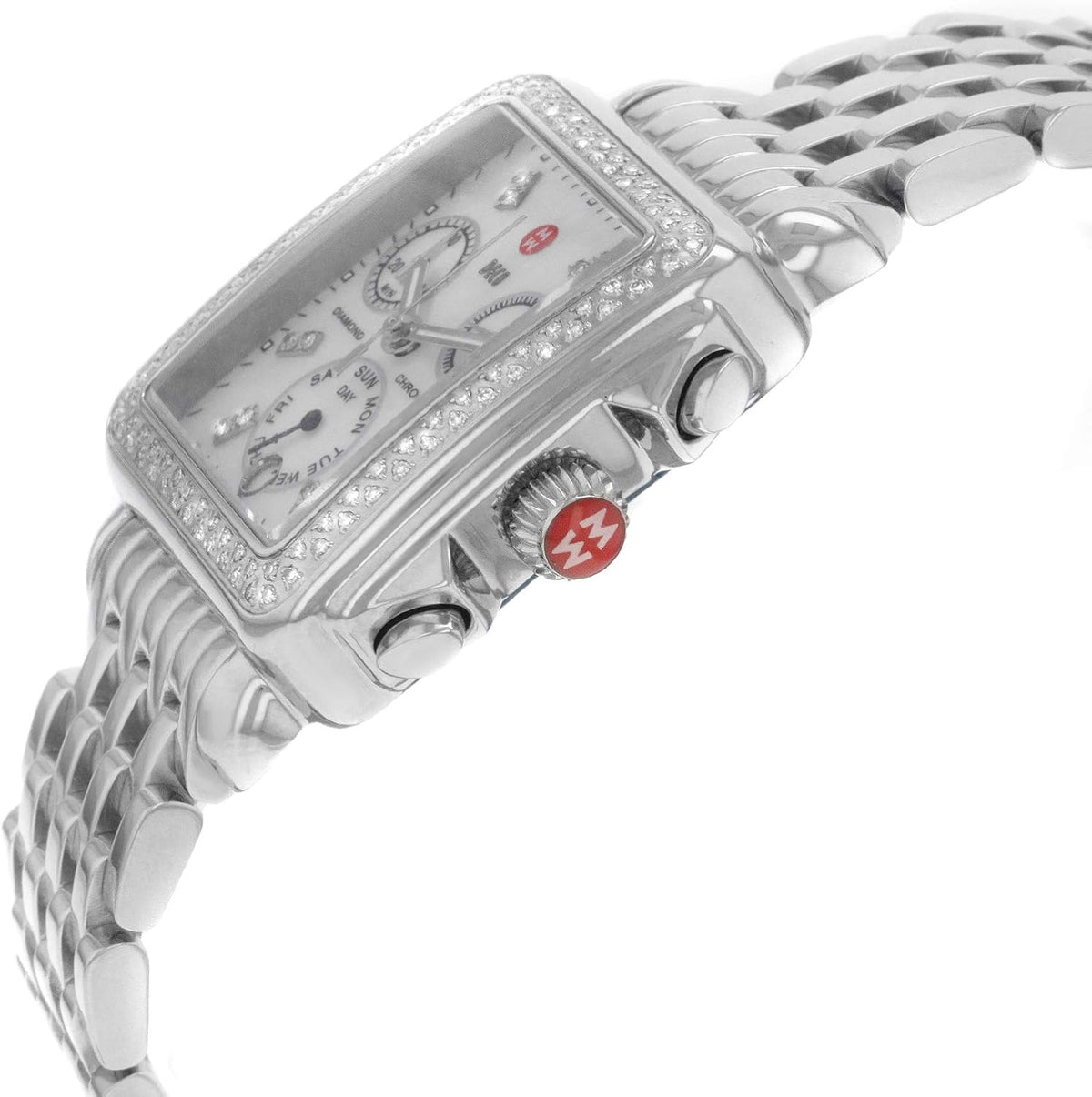 Womens Deco Day Diamond Chronograph Watch R46635