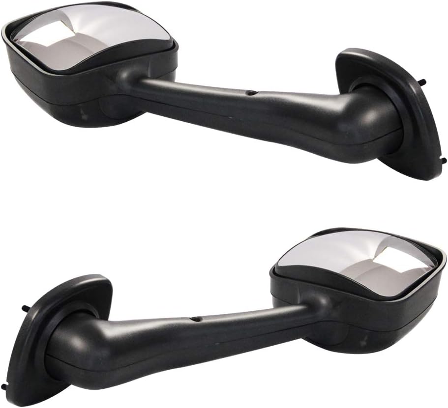 Black Hood Mirror Pair for Freightliner Cascadia W71996