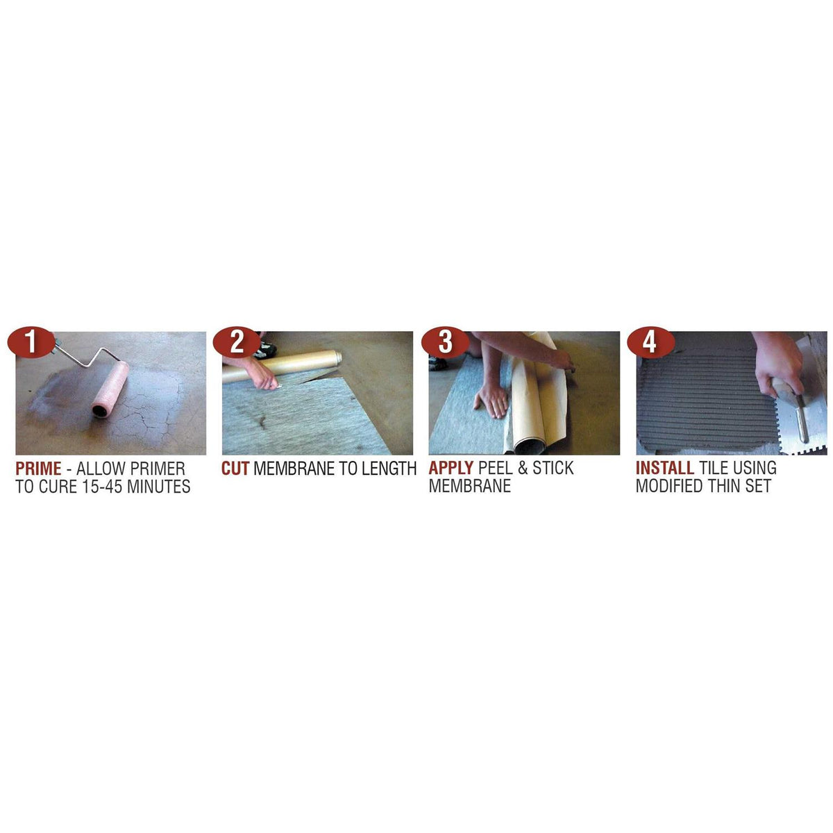 Sound Control Membrane for Ceramic and Stone Tile R3295