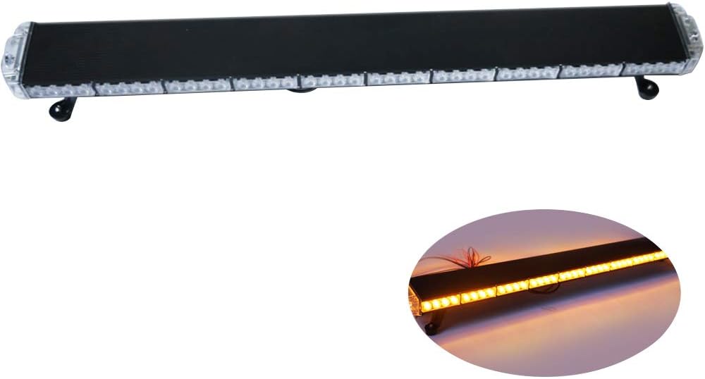 86 LED Amber Car Warning Strobe Light Bar H610395