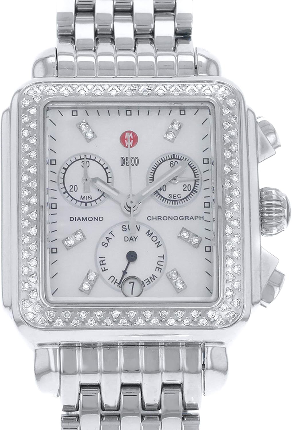 Womens Deco Day Diamond Chronograph Watch R46635