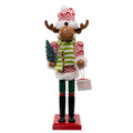 15-inch Wooden Reindeer Nutcracker N726