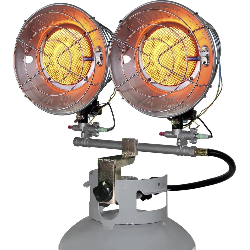 Double Burner Outdoor Propane Tank Top Radiant Heater B678