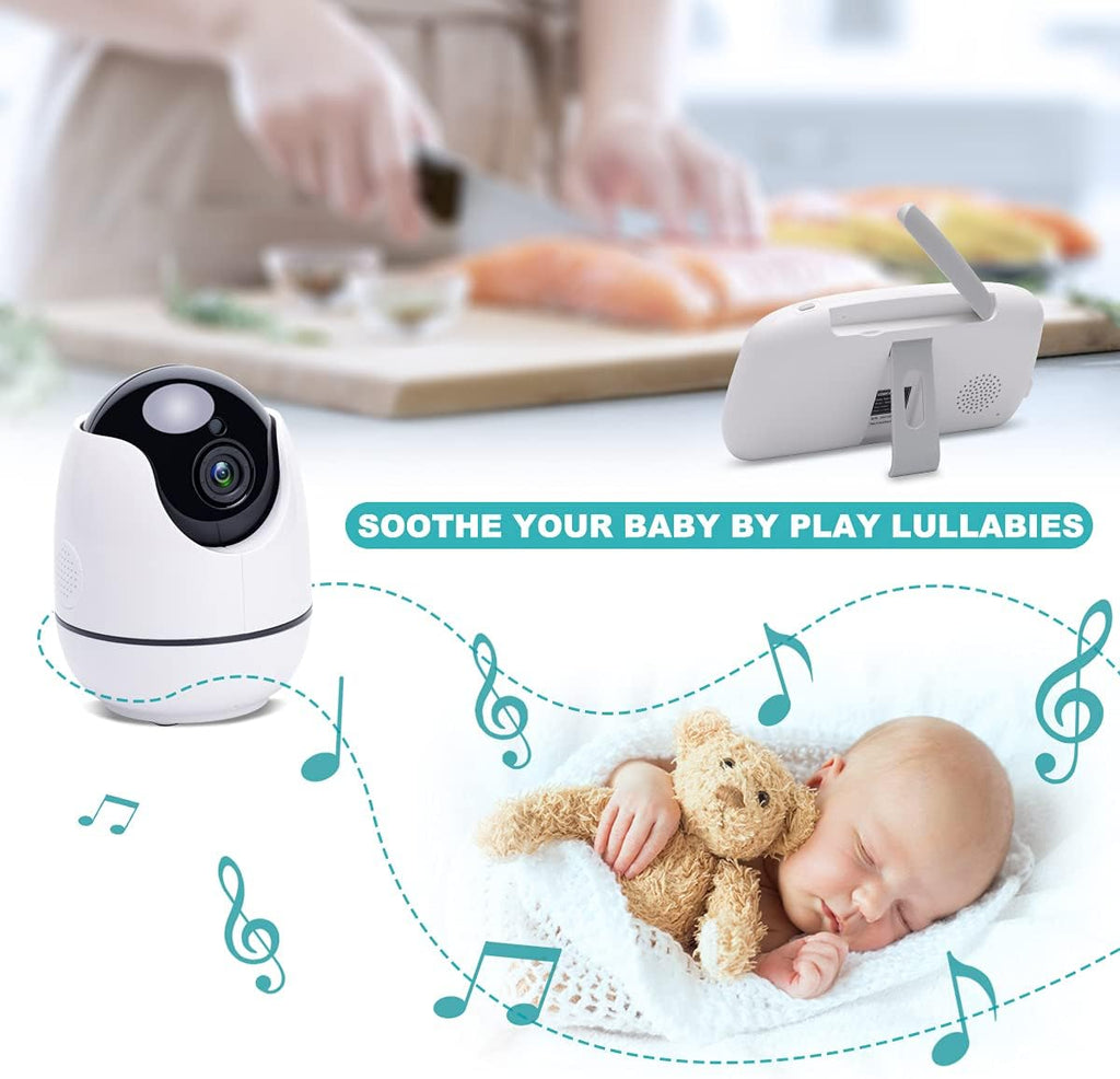 Video Baby Monitor with Camera and Audio 720P HD 5.5 Display Q5840