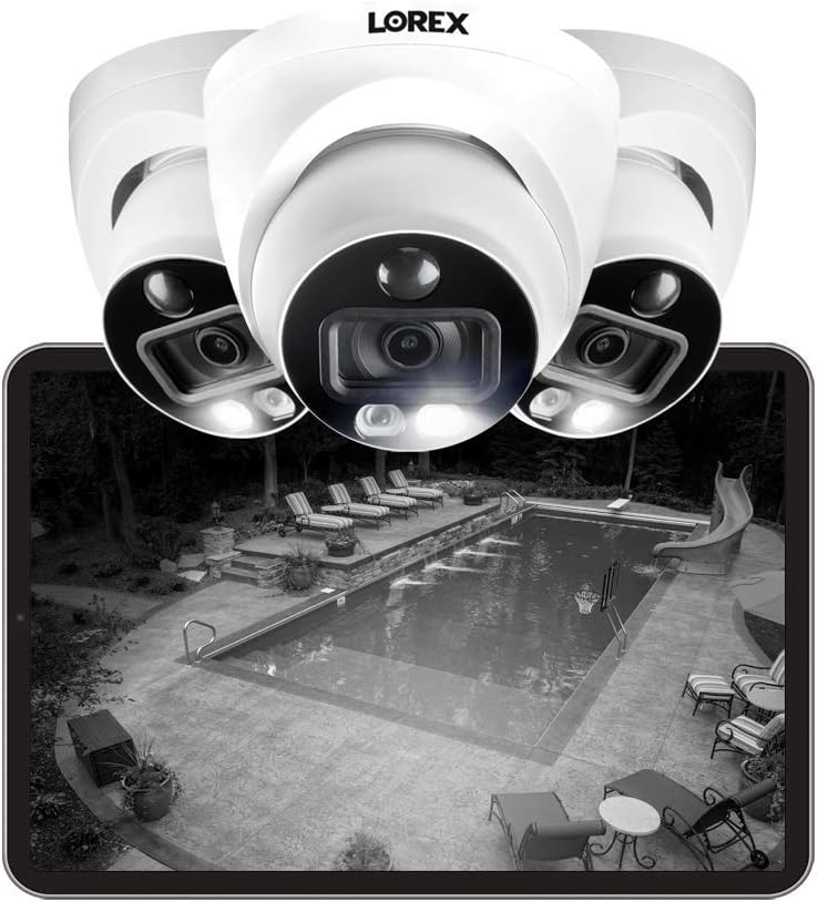 4K Ultra HD Dome Security Camera with Color Night Vision Z153239