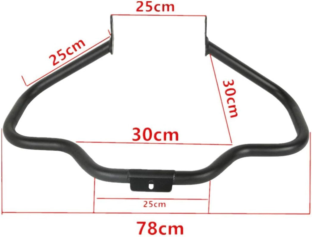 Chrome Mustache Engine Guard Crash Bar V62673