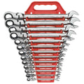 13 Piece Flex-Head Combination Ratcheting Wrench Set SAE P2749