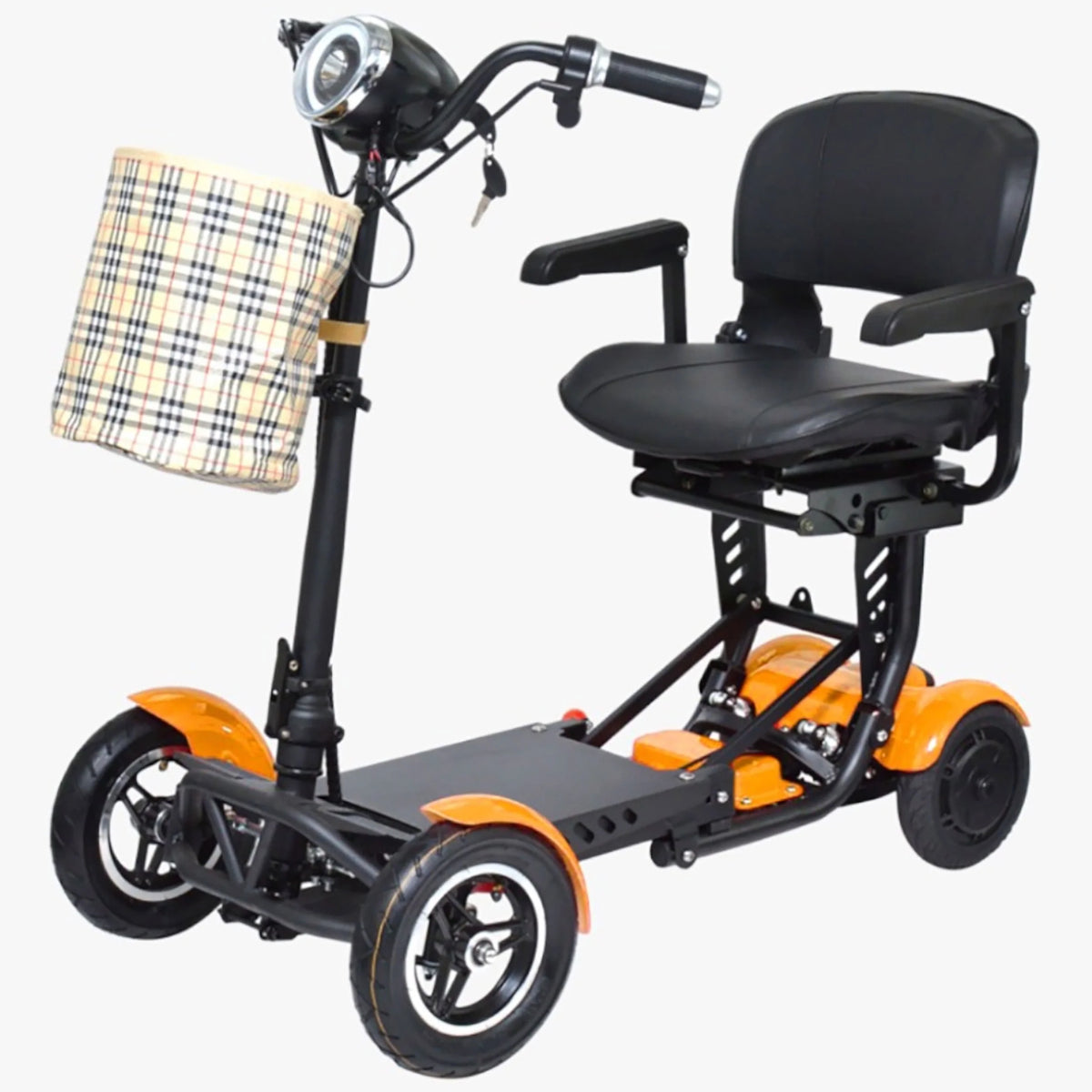 Heavy Duty Folding Power Scooter 300 lbs Capacity 12 Miles Z291