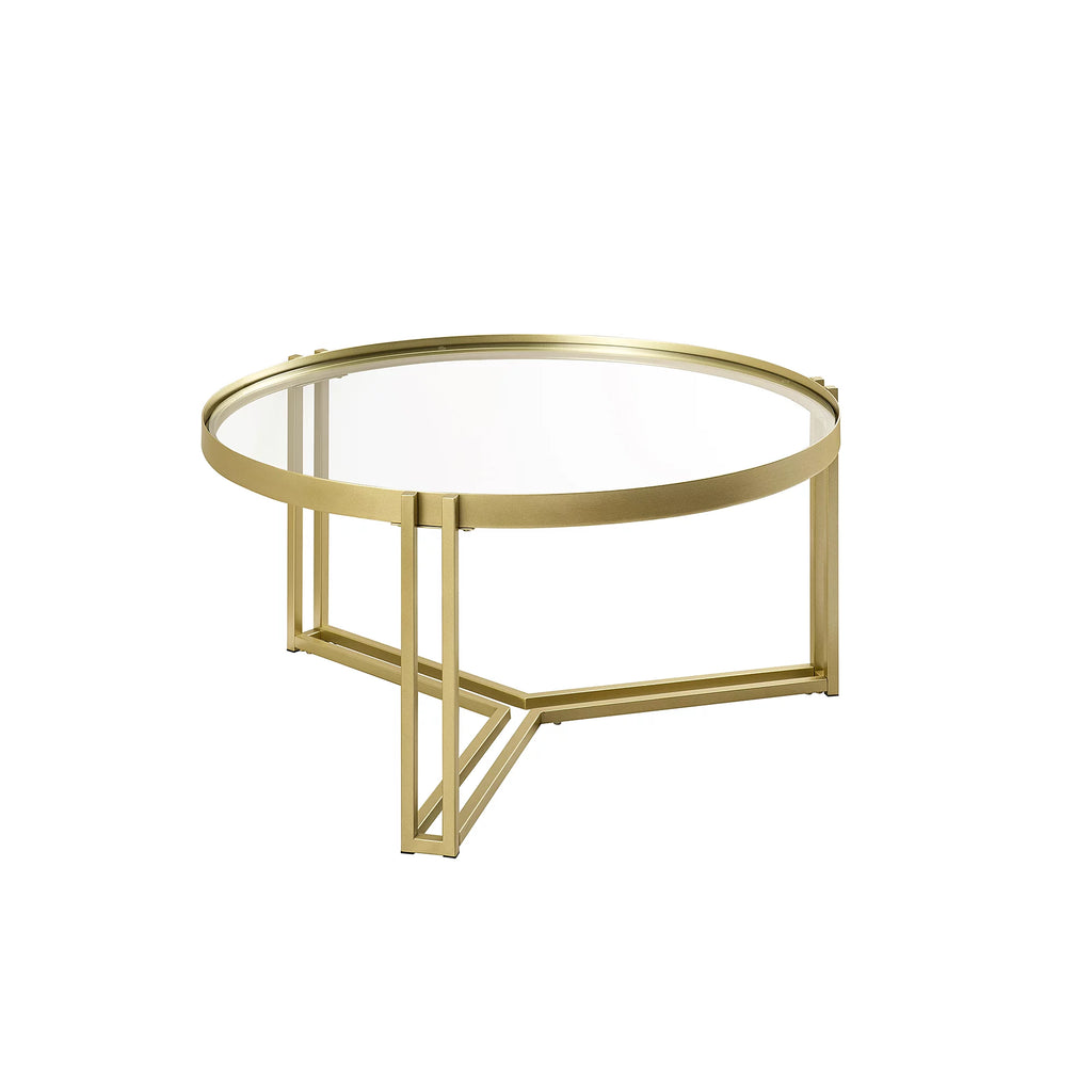 Round Glass Coffee Table P56697