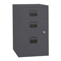 Charcoal 3 Drawer Vertical Filing Cabinet G7398