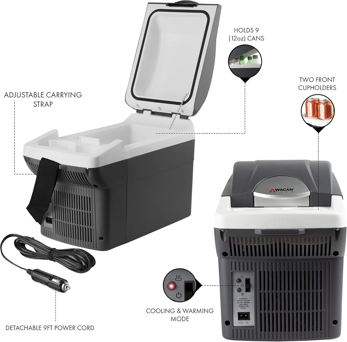12V 6-Quart Personal Fridge/Warmer V118590