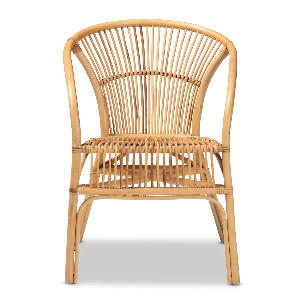 Natural Brown Rattan Dining Chair W684038