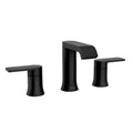 8 in. Widespread Double Handle Bathroom Faucet in Matte Black T8128