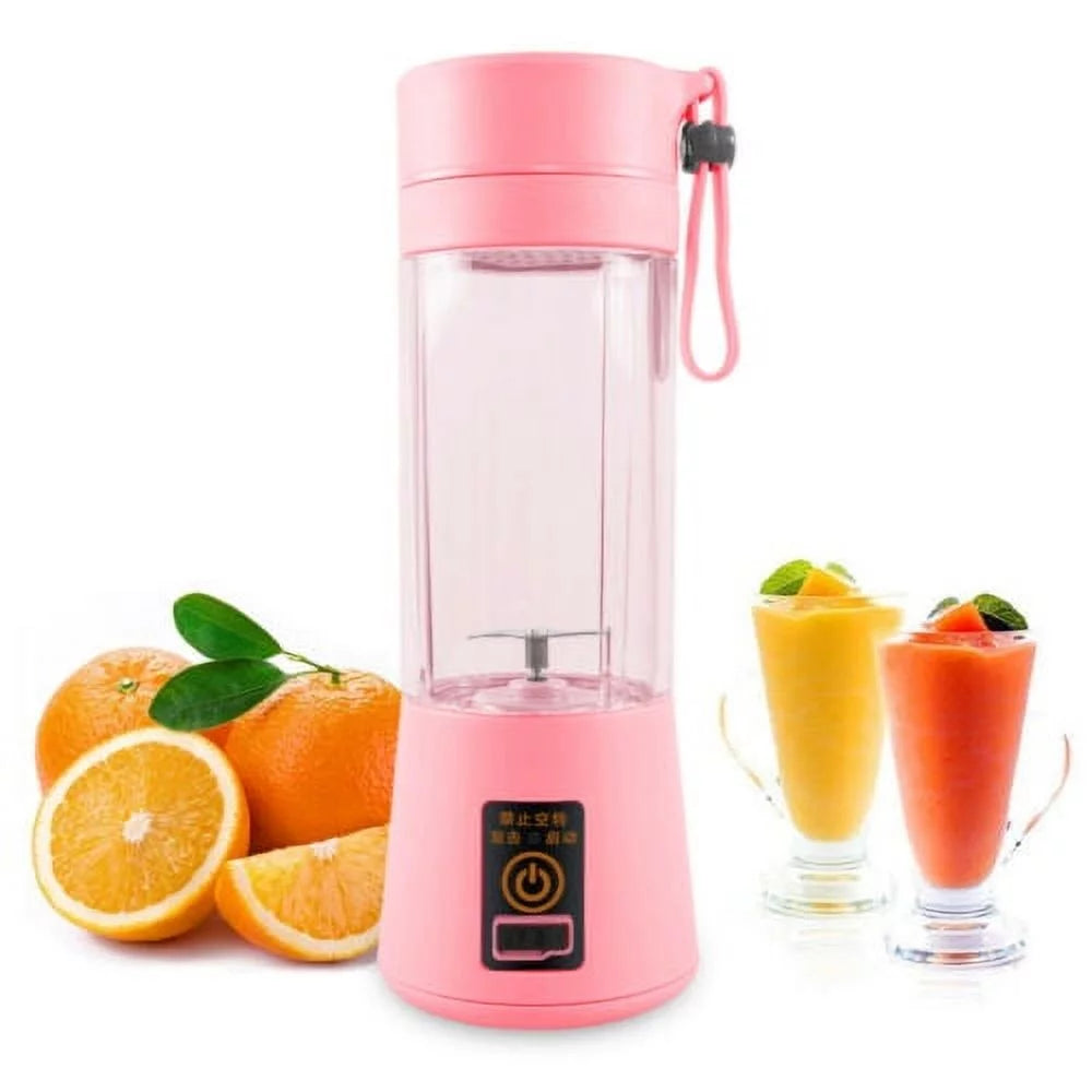 Portable Mini Blender USB Rechargeable Pink C166