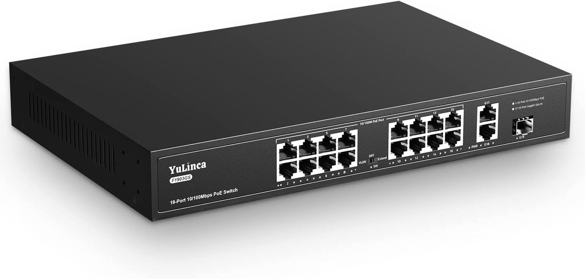 8 Port Gigabit PoE Unmanaged Ethernet Switch I351