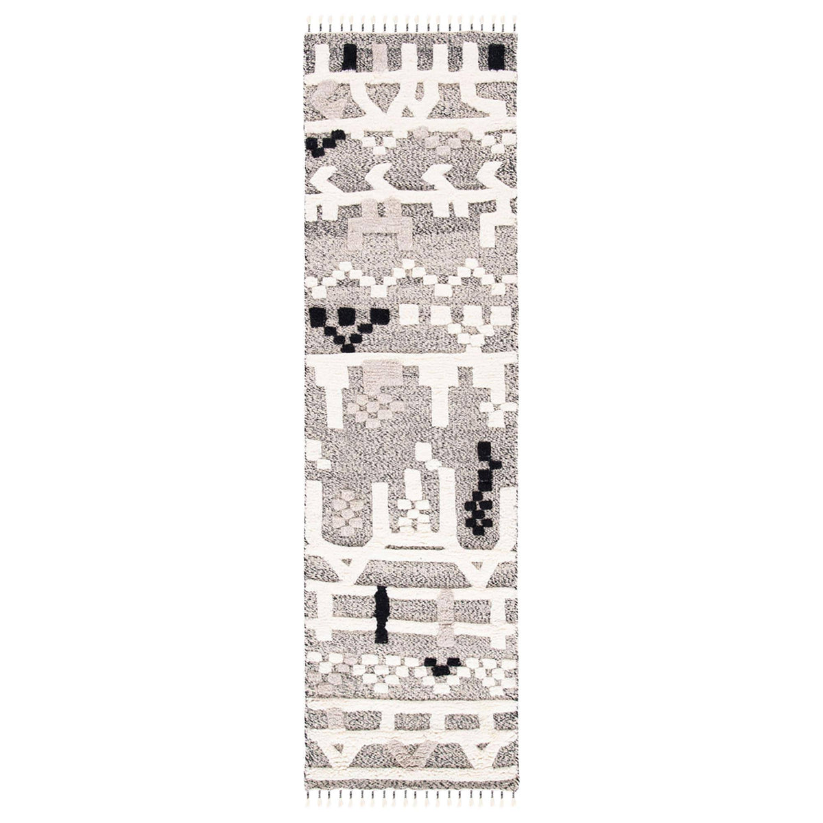 Ivory and Black Runner S8529