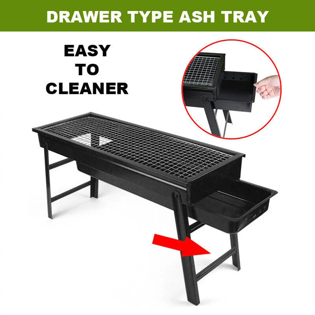 Portable Charcoal Stainless Steel BBQ Grill U348