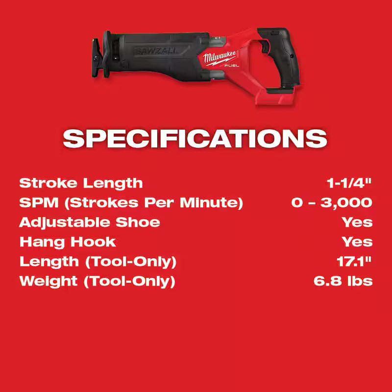 18V Lithium-Ion Brushless Cordless Reciprocating Saw C99016