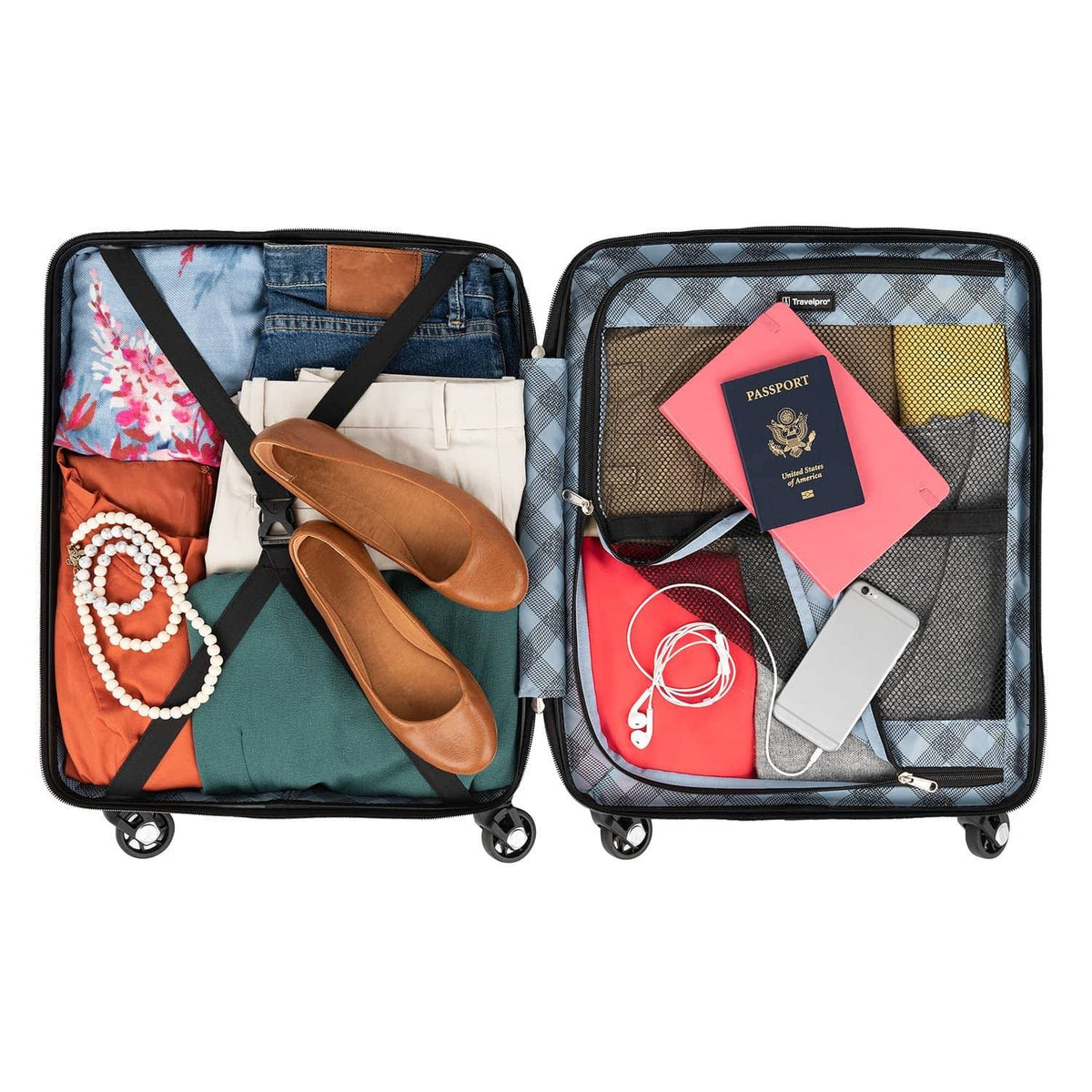 Azure Blue Hardside Carry-On Spinner N421885
