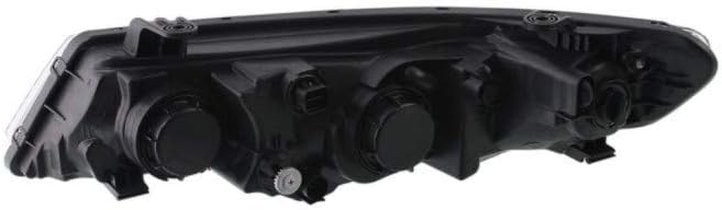 Black Housing Headlight Pair for Kia Forte 2010 2011 2012 2013 D434