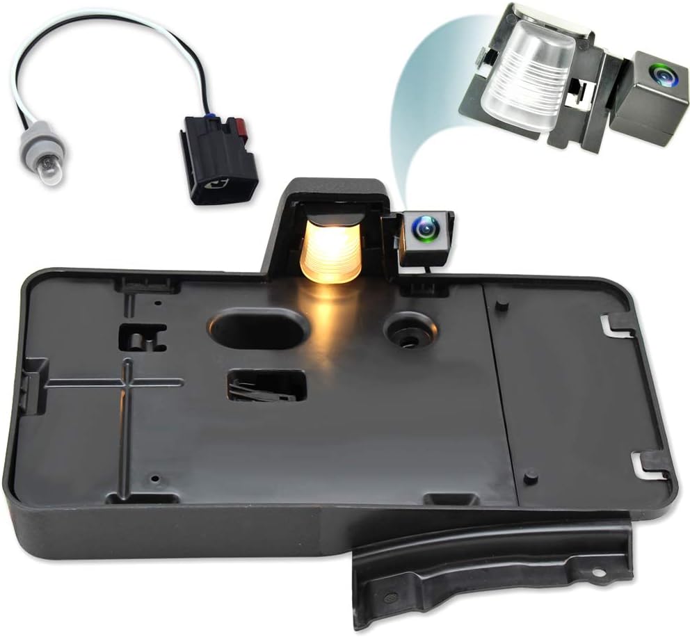 Rear View Reverse Camera License Plate Holder Frame Bracket for Jeep Wrangler JK Unlimited G6937