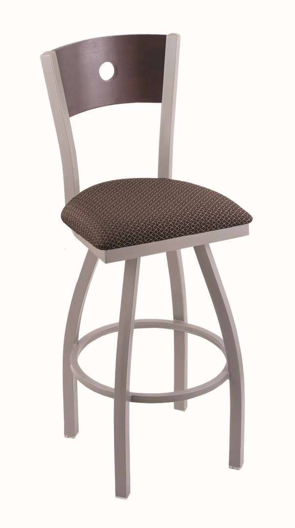 Anodized Nickel Counter Stool W78303