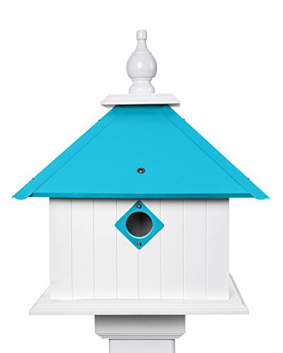 Hammered Copper Bird House Z26013