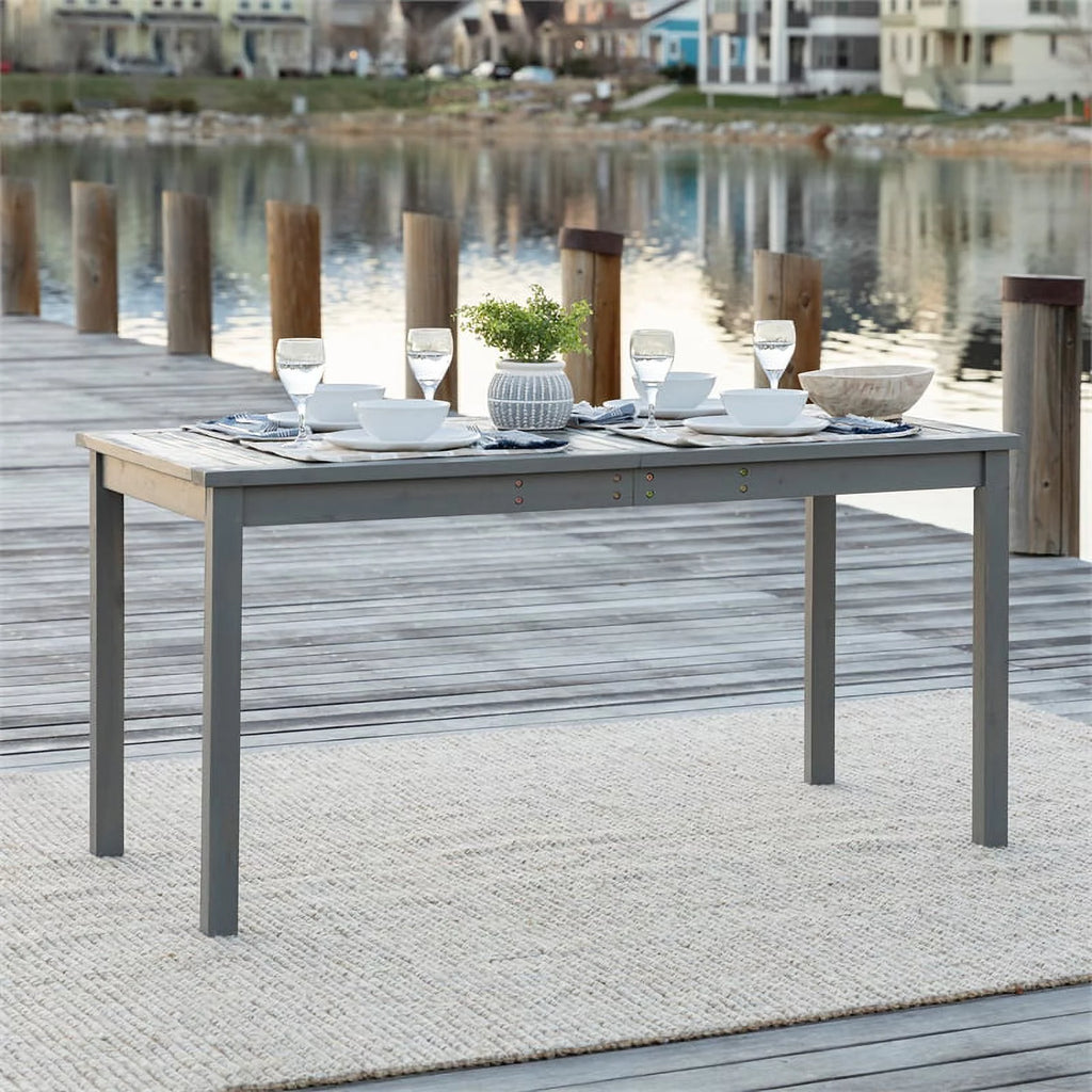 Outdoor Wood Patio Dining Table R830