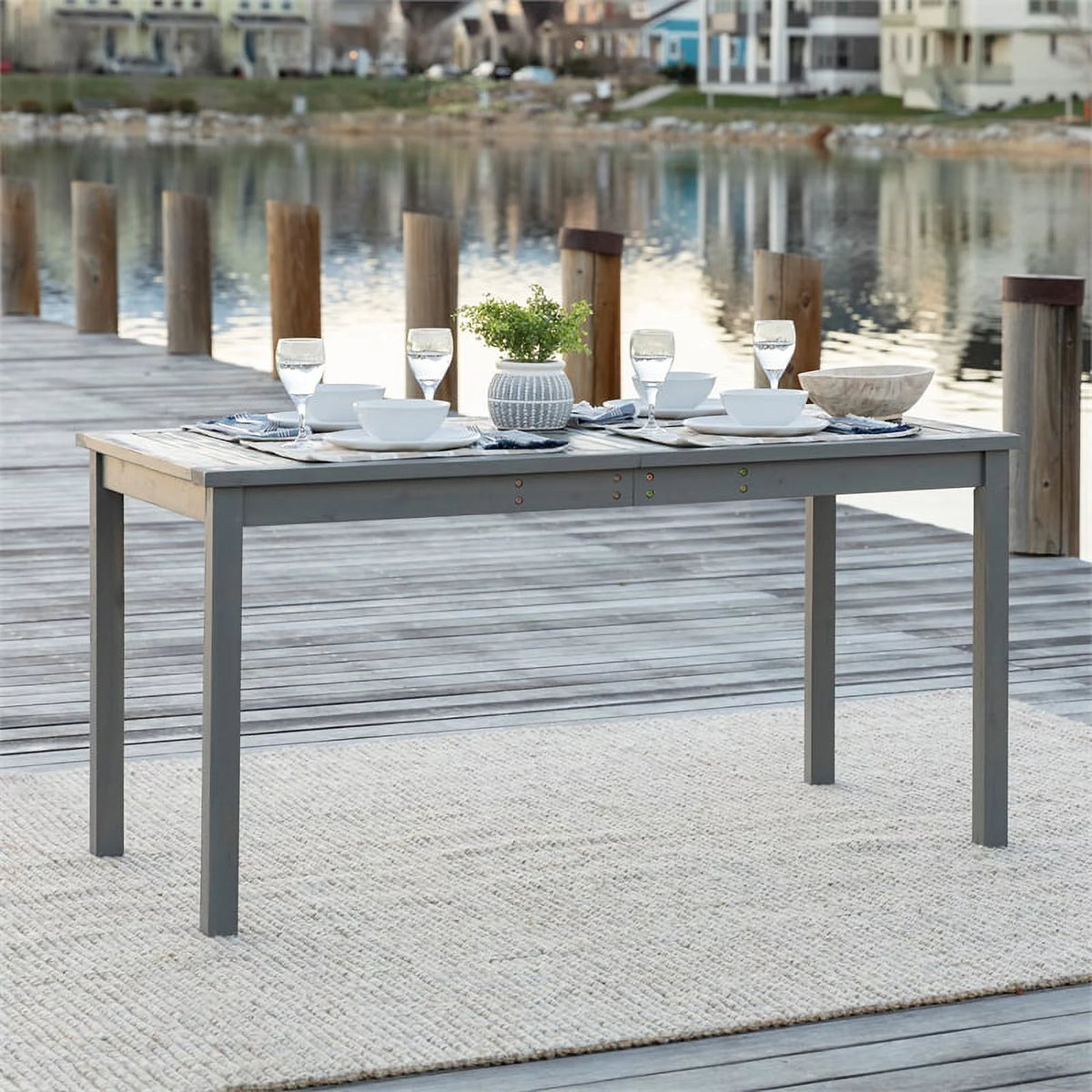 Outdoor Wood Patio Dining Table R830