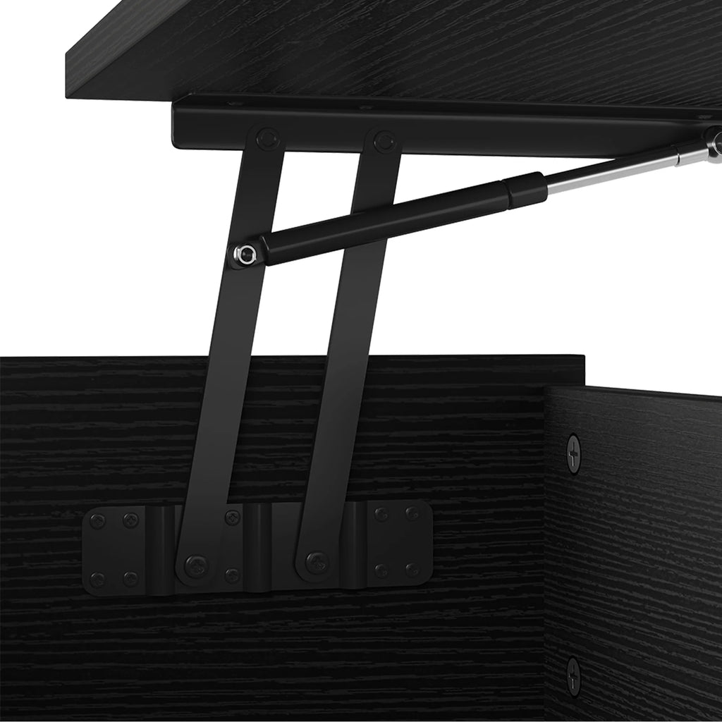 Black Lift Top Coffee Table with Storage F174