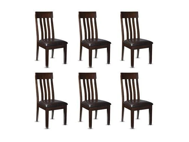 Dark Brown Dining Uph Side Chair Set of 2 V68456