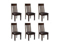 Dark Brown Dining Uph Side Chair Set of 2 V68456