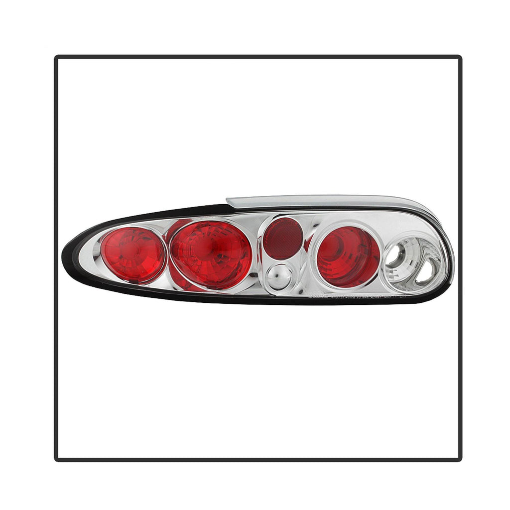 Euro Style Tail Lights Chrome H240