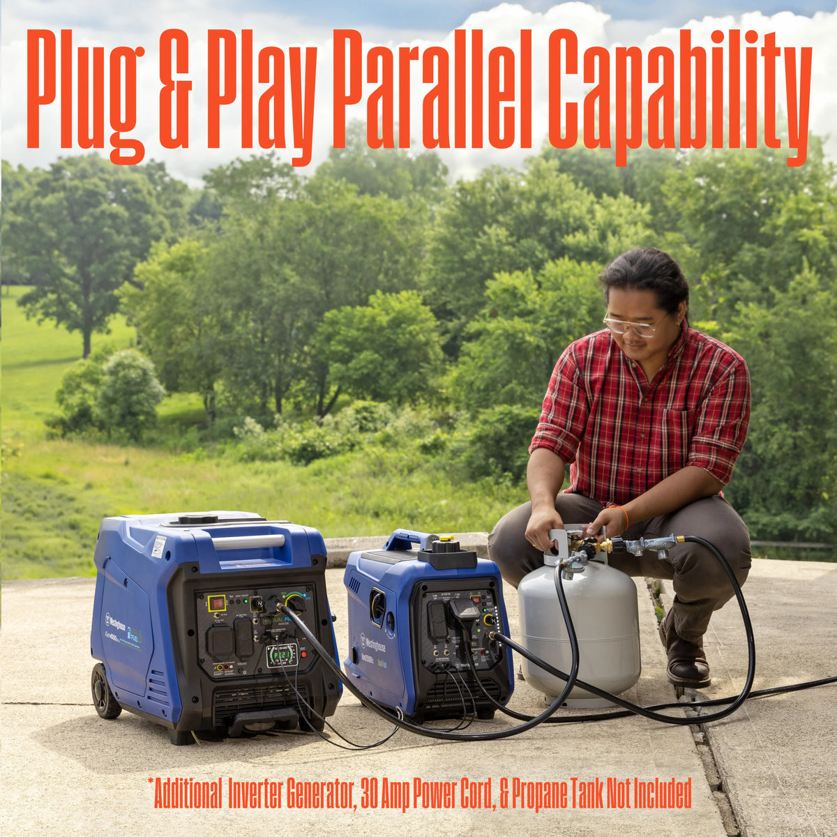 2550 Peak Watt Dual Fuel Portable Inverter Generator A638977