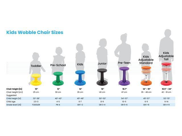 Grey Adjustable Wobble Chair U296086
