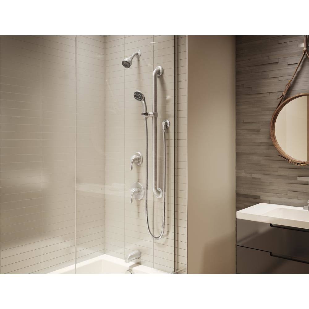 Satin Nickel Tub and Shower Trim Package D7968