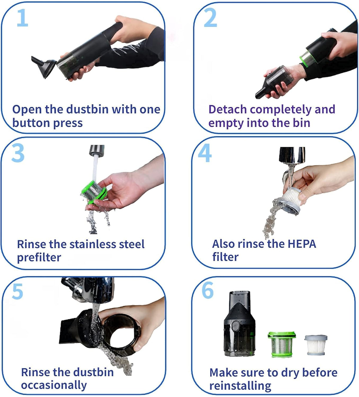 Cordless Vacuum and Handheld Vacuum Q5451